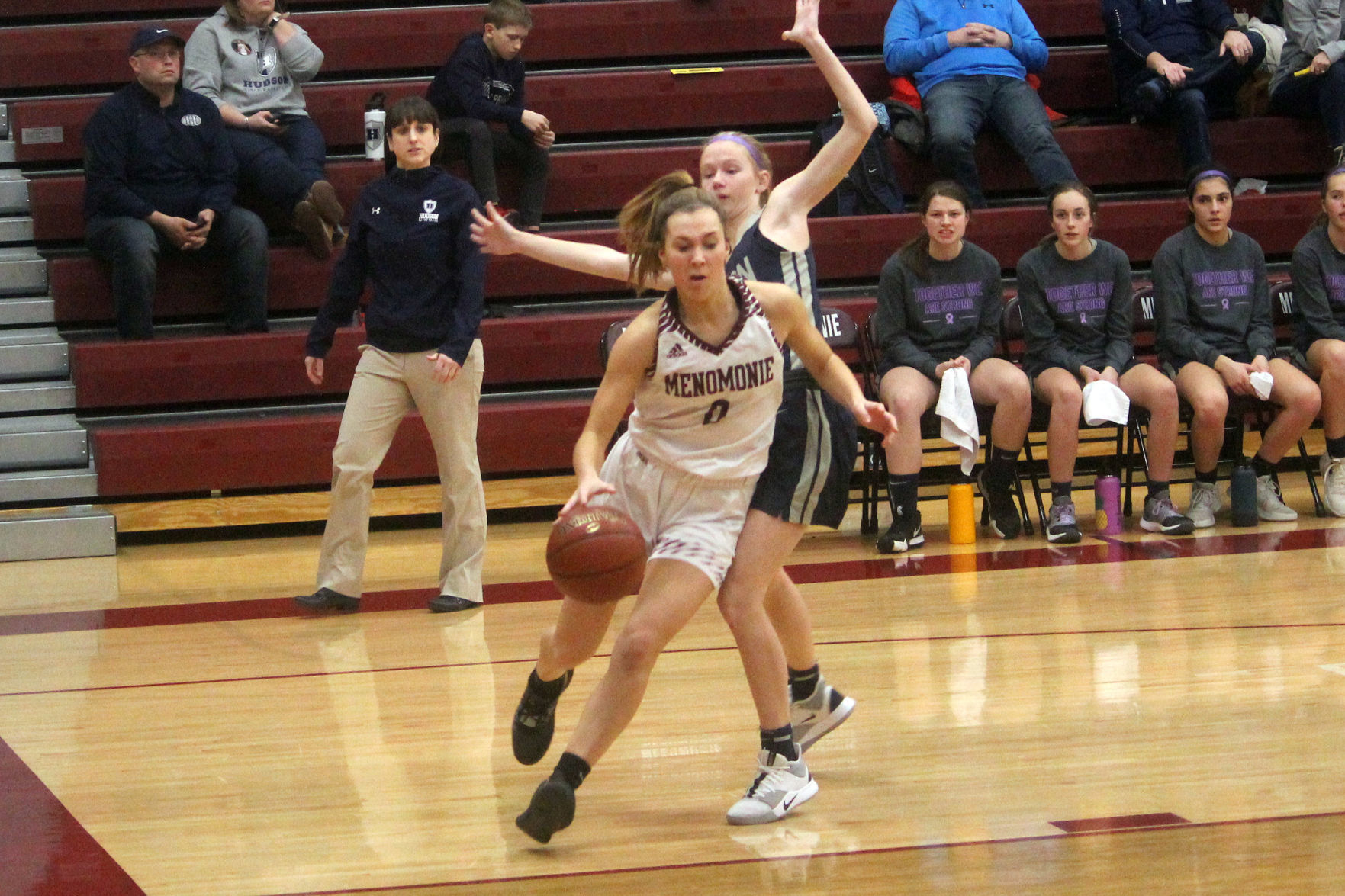 Hudson at Menomonie girls basketball 1-10-20
